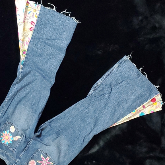 Peace Love flared retro jeans - Picture 7 of 8